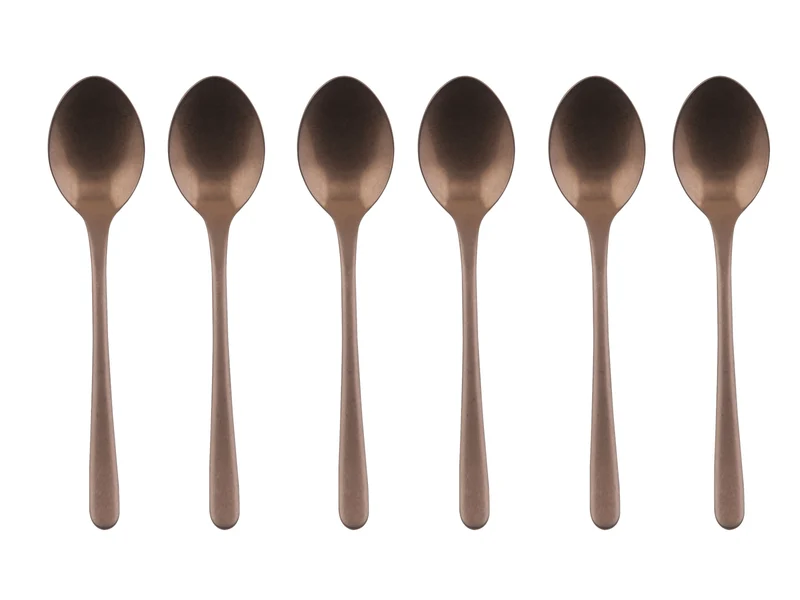 Sambonet Taste Vintage Edelst./PVD Kupfer Set 6 Mokkalöffel