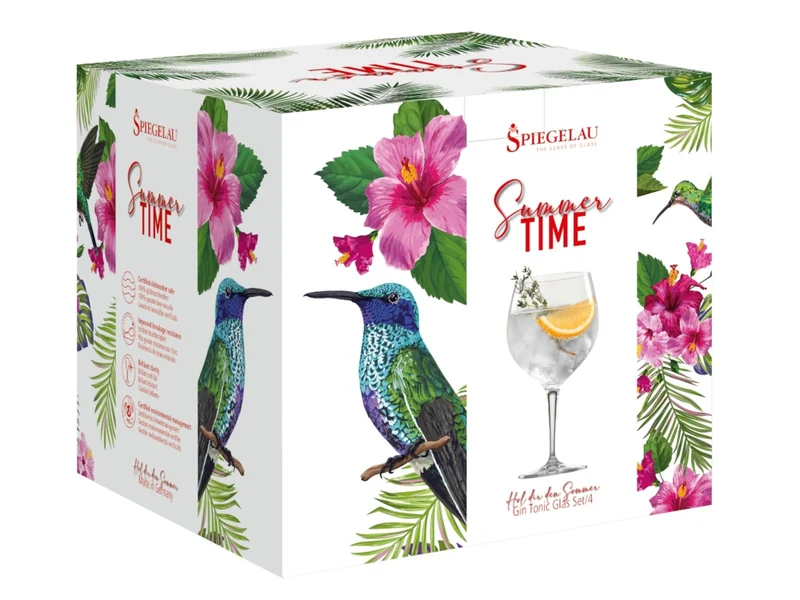Spiegelau Summertime Gin & Tonic Glass Set4