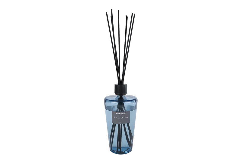 Diffuser-Set "Aroma Art" Meersalz 800ml blaues Glas 8x11x22cm