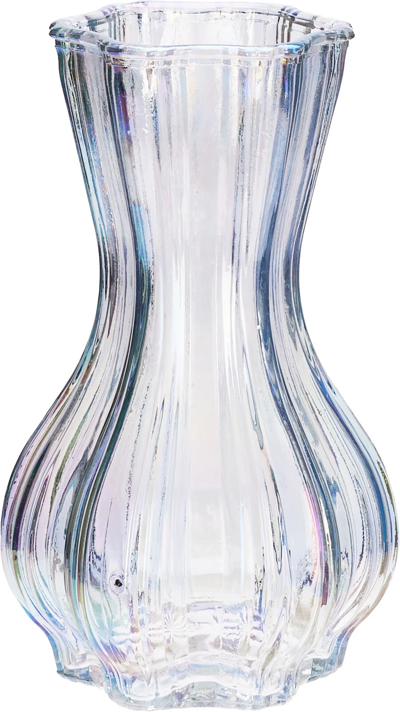 Glasvase D12 H20cm Glanz