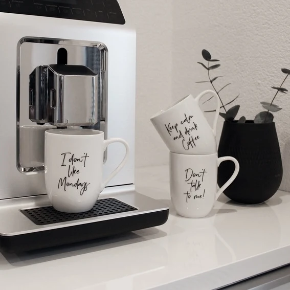 Villeroy & Boch Statement Becher mit Henkel Live Love Laugh 0,34 l