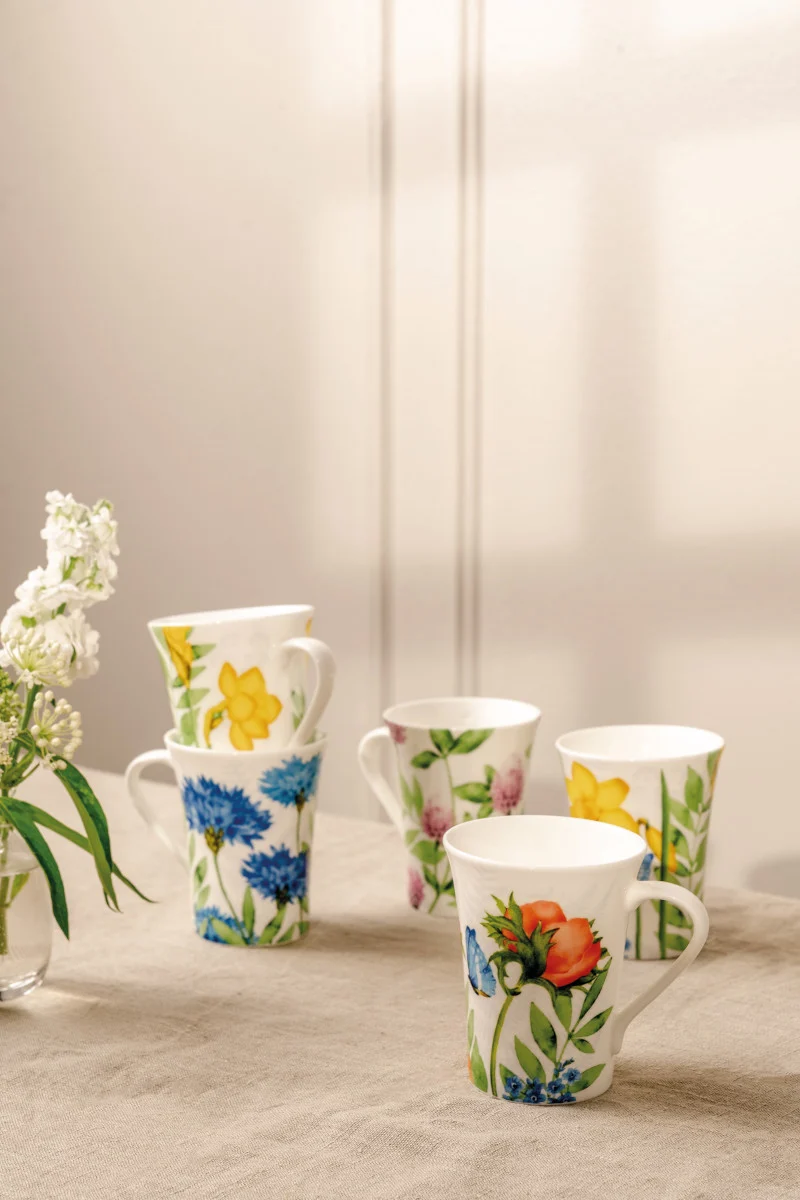 Hutschenreuther Nora Big Flowers Anemone Becher mit Henkel