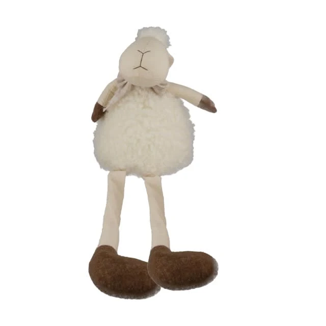 Statue Schaf Stoff 20x17x58cm