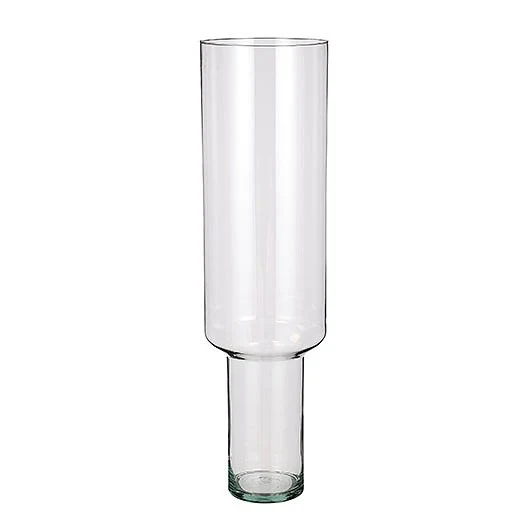 Fallon Vase aus recyceltem Glas - H70 x D19 cm