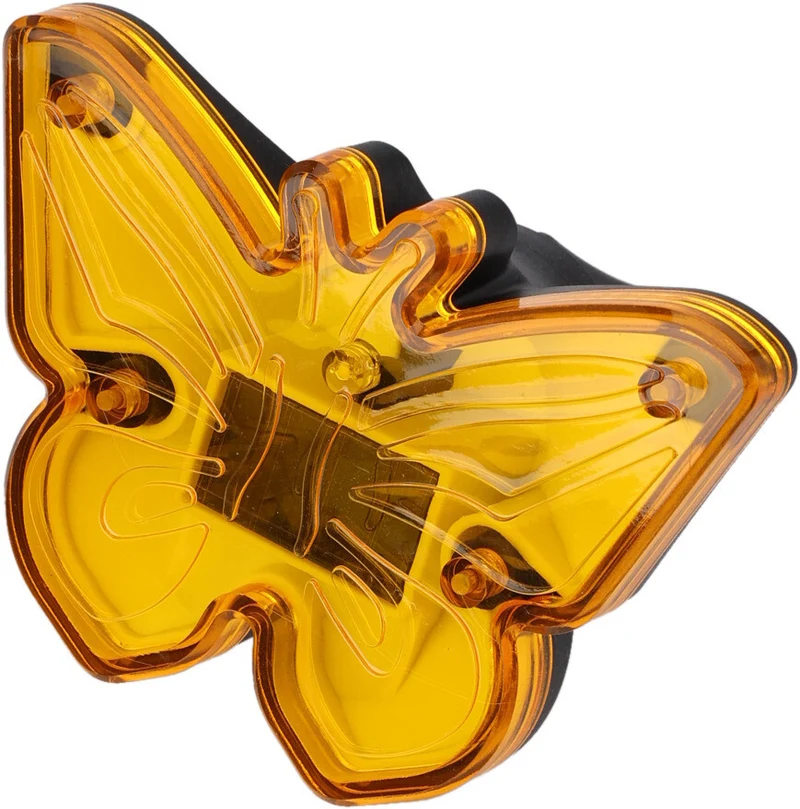SOLARLEUCHTE SCHMETTERLING 9X9X8,5CM 4 VERSCHIEDENE FARBEN IM DISPLAY