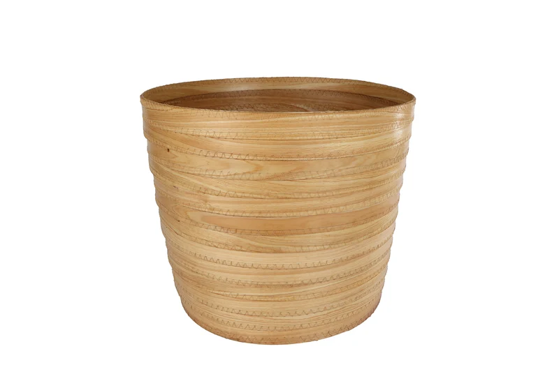 Korb "Aicha" XL Naturholz 24,5x19x22cm