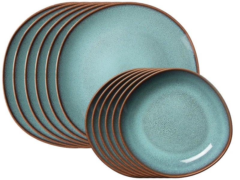 like. by Villeroy & Boch Lave glace Tafelset 12tlg