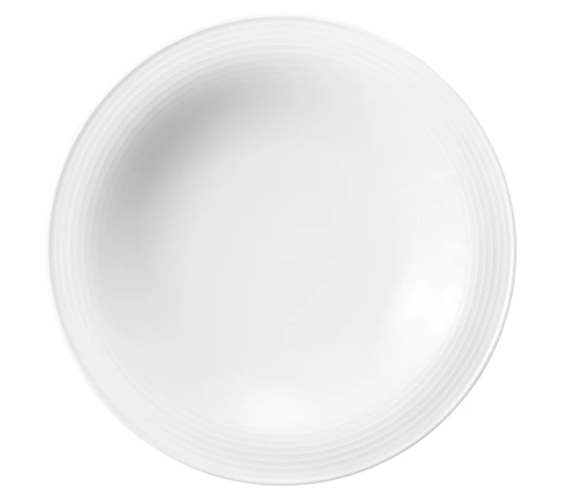 Seltmann Weiden Beat Weiss uni Suppenteller rund 22,5 cm
