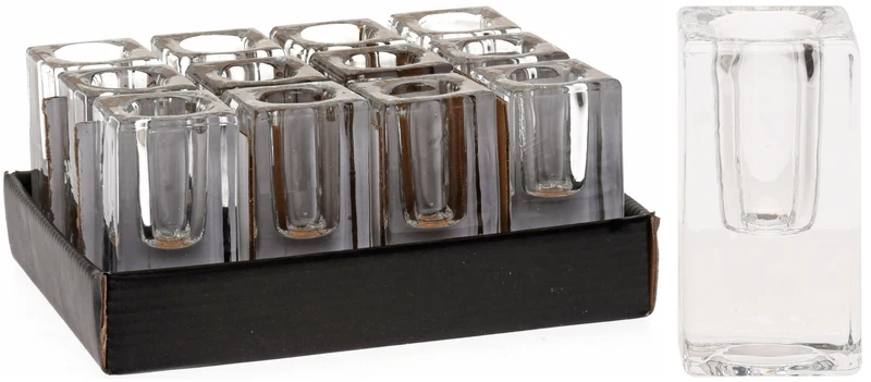 CHANDLER GLAS CLEAR 3x3x8CM