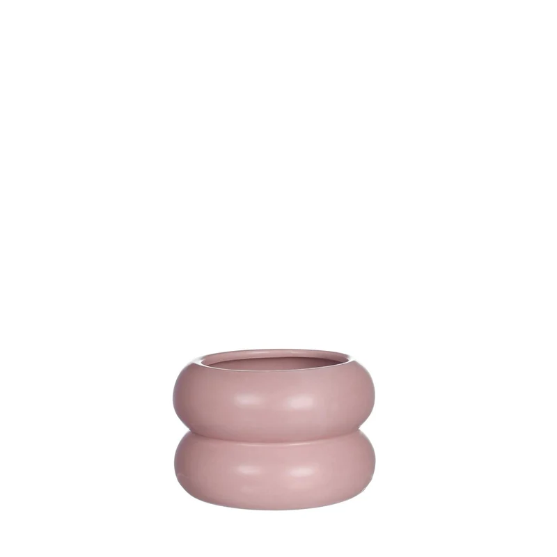 Chubby Blumentopf Ø9 x H.6,4 cm rosa