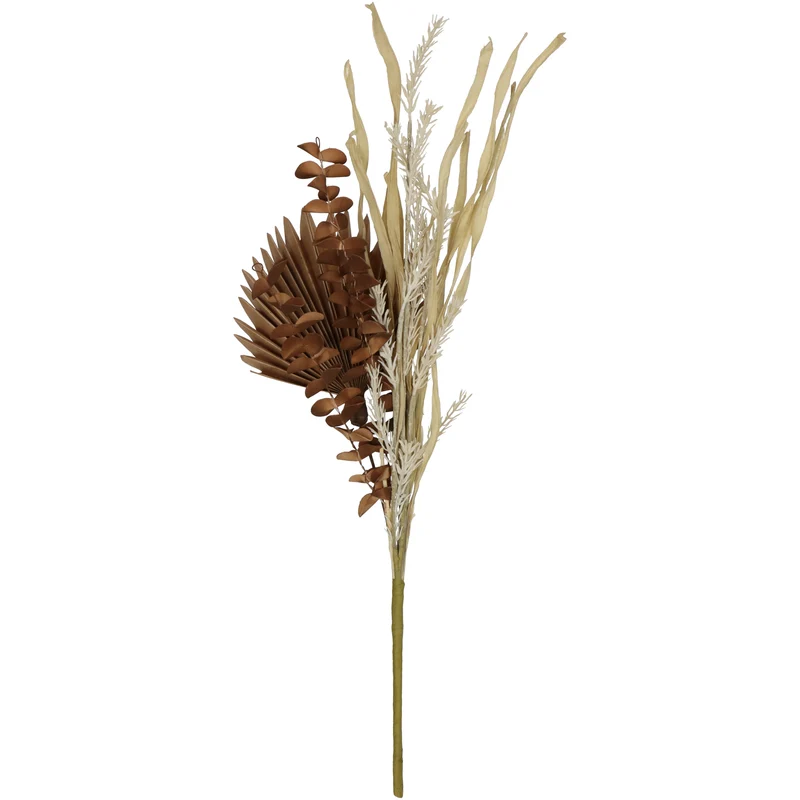 Wildblumenstrauß Plastik Braun 51cm