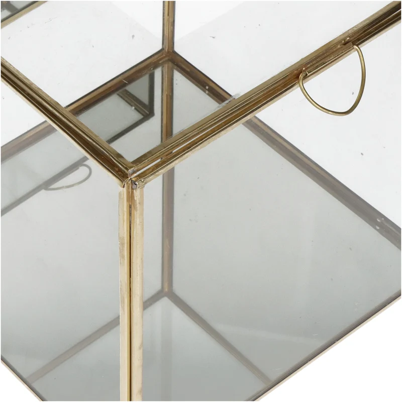Box Messing Gold 21x21x21cm S/3
