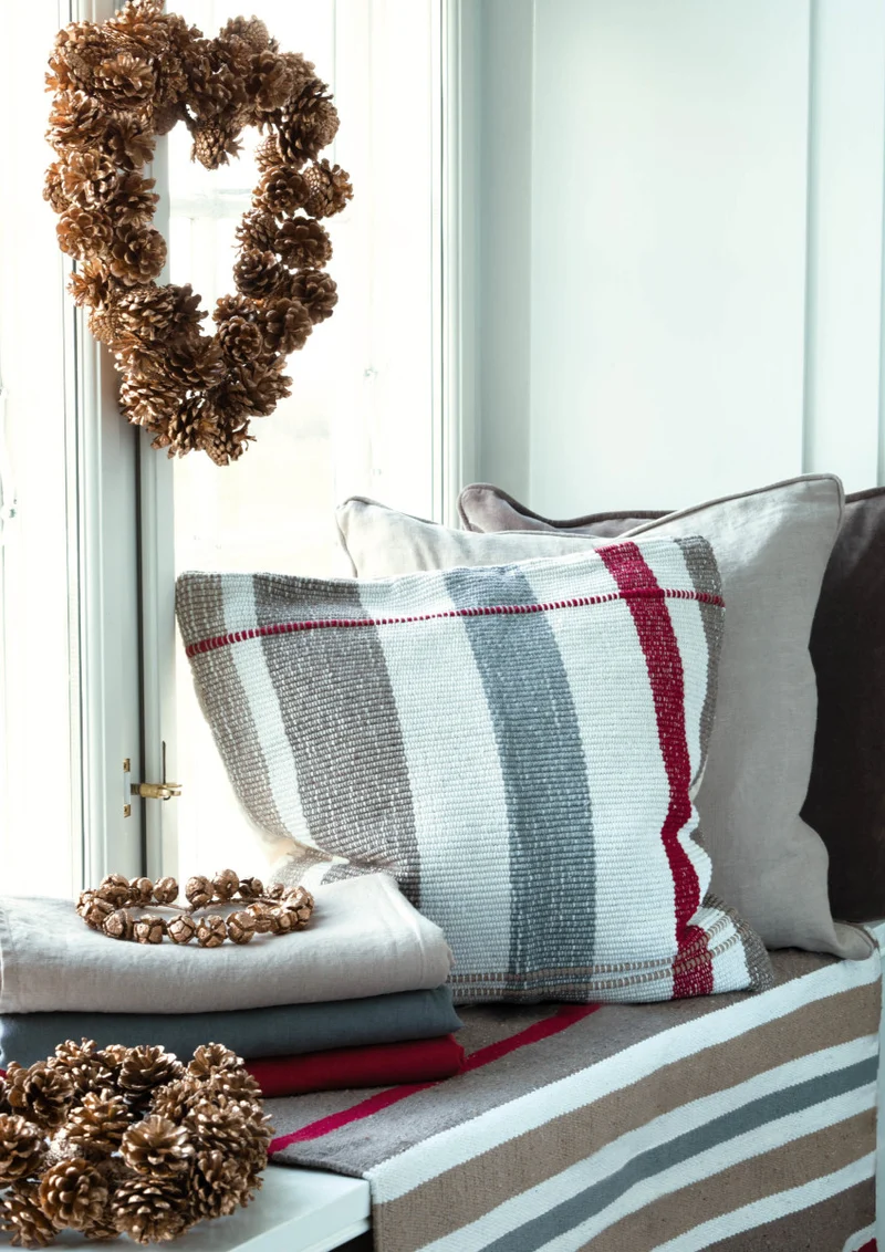 Greengate London Leinen Serviette stone 40x40cm