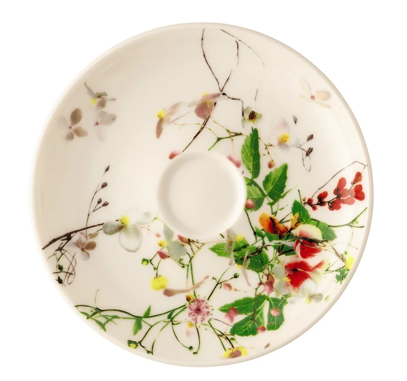 Rosenthal Brillance Fleurs Sauvages Espresso Untertasse Coup