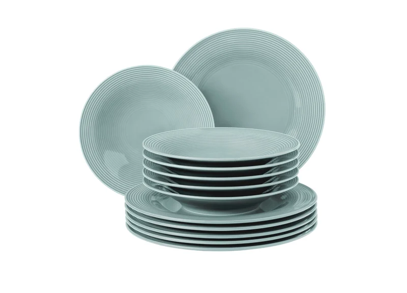 Seltmann Weiden Beat Arktisblau uni Tafelservice 12tlg.