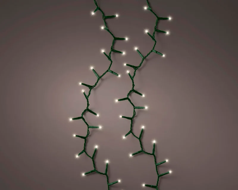 LED-Kompaktleuchten außen grün/warmweiß 2250cm 1000LED