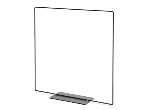 Metallherz stehend auf Sockel 39cm schwarz