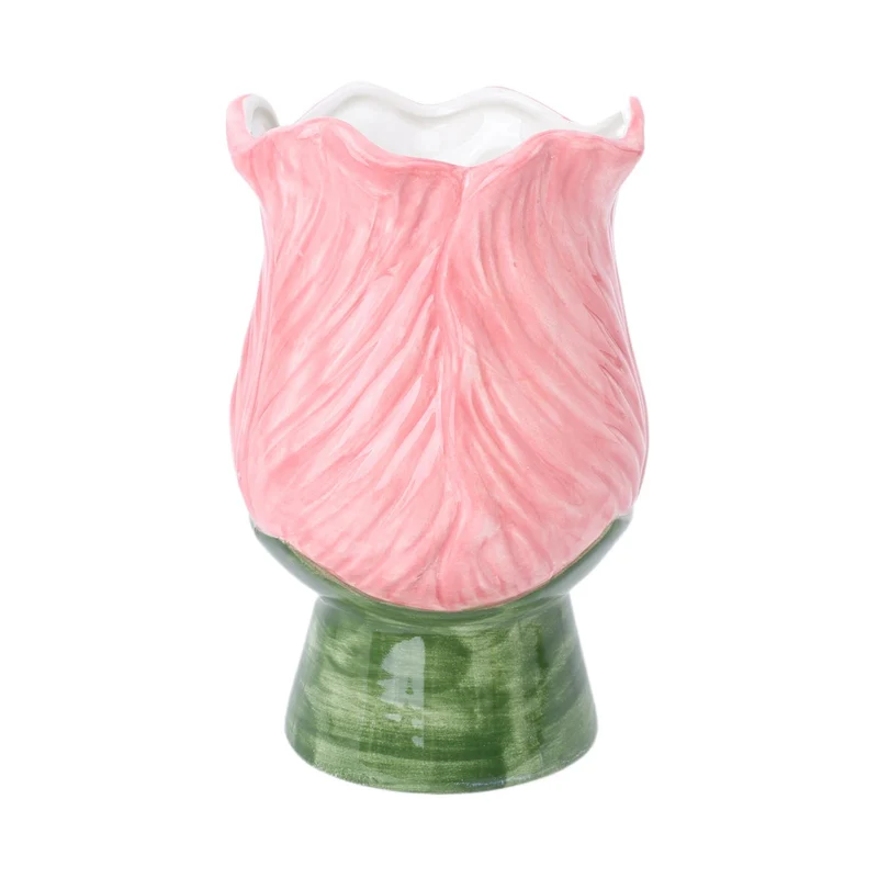 Vase Zona Sur D11 H17cm Grün/Rosa