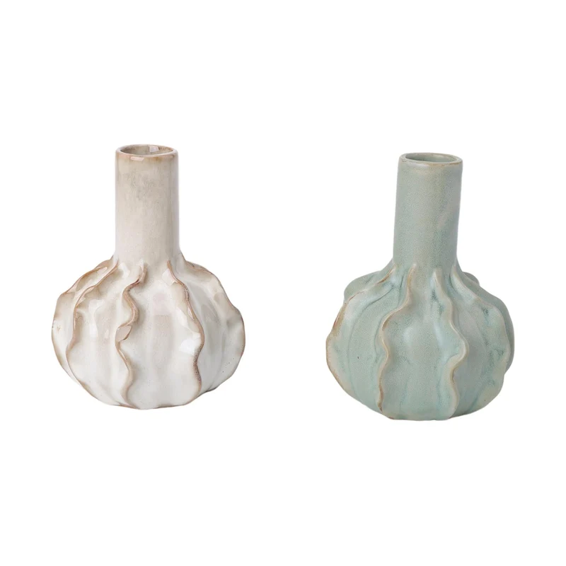 Vase Pozos 2er-Set, verschiedene Ausführungen, D10 H13cm