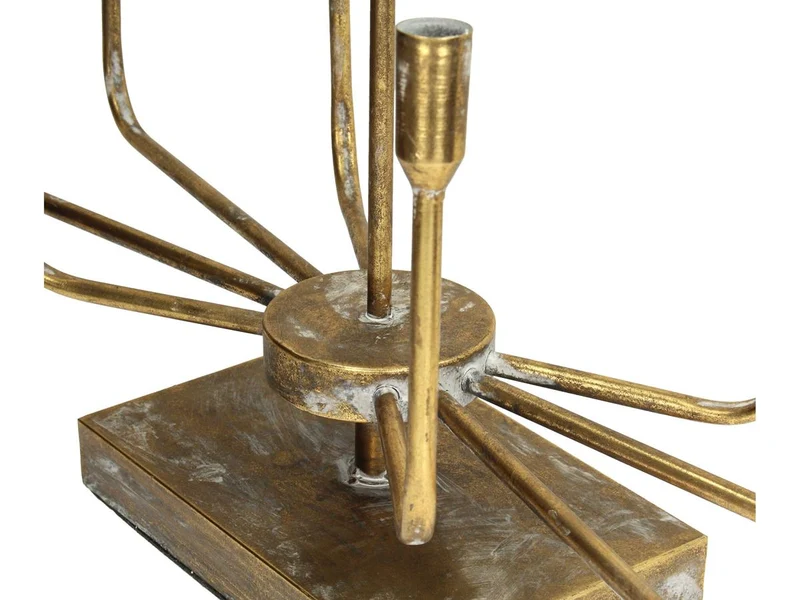 Kerzenhalter Metall Gold 47x22x65cm