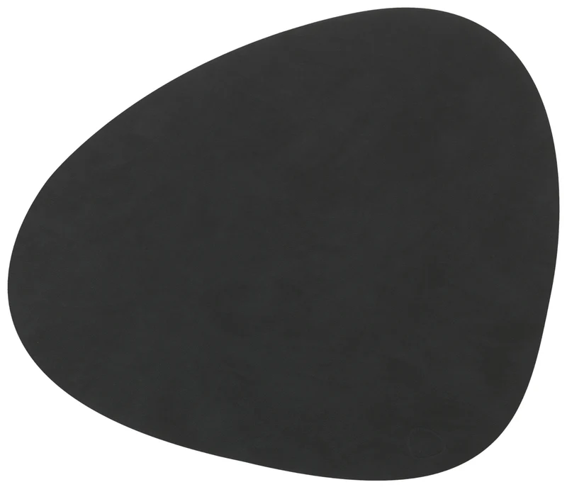 LIND DNA NUPO Tischset Curve L black 37 x 44 cm