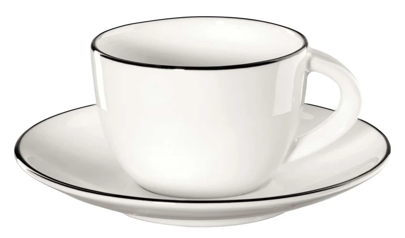 ASA à table ligne noire Espressotasse mit Untertasse