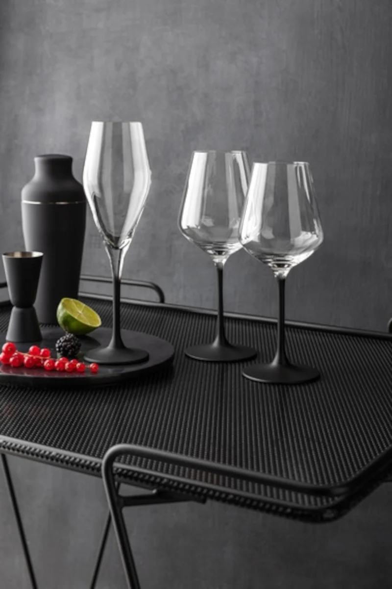 Villeroy & Boch Manufacture Rock Rotweinkelch-Set 4tlg.
