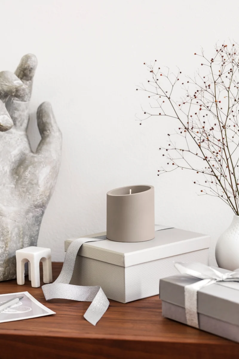 Villeroy & Boch New Moon Home Duftkerze beige Energy 9 cm