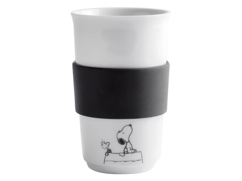 KAHLA Peanuts Look-out Becher + Trinkdeckel + Banderole 0,4l