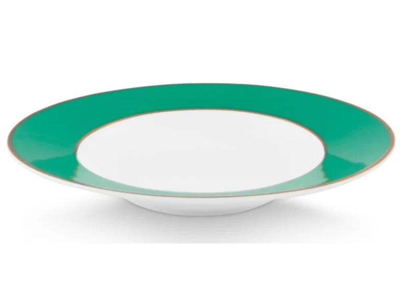 PIP STUDIO Chique Suppenteller gold-green 23,5 cm