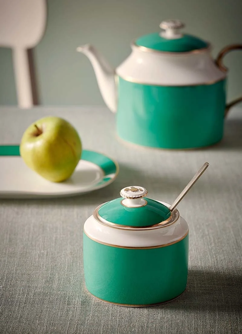 PIP STUDIO Chique Suppenteller gold-green 23,5 cm