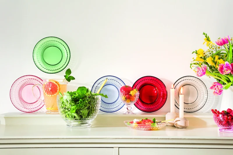 Villeroy & Boch Boston coloured Salat/Dessertteller blue 21 cm