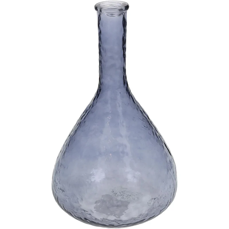 Vase aus Recyclingglas, Lila, 25x15x15cm