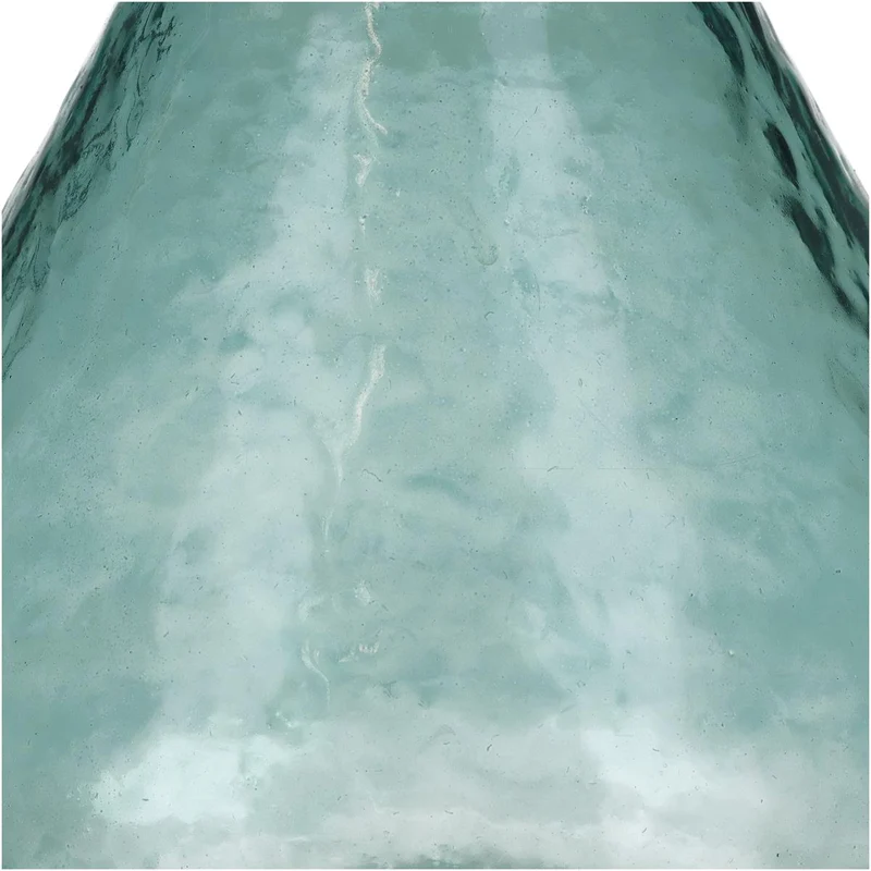 Vase aus recyceltem Glas, grün, 31x18x18cm