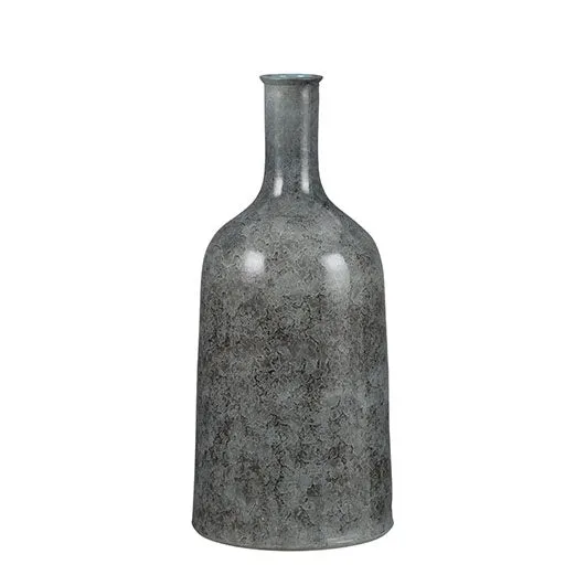 Oliver Flasche rund blau - H50 x D26 cm