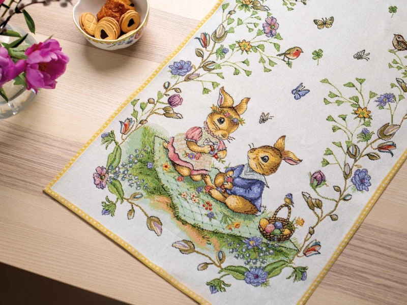 Villeroy & Boch Spring Fantasy Gob. Läufer XL Picknick 49 x 143cm
