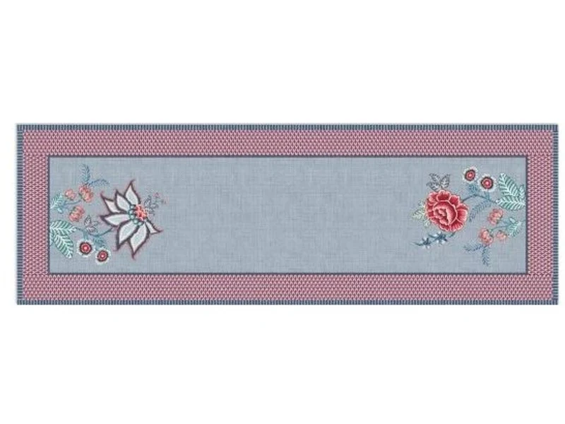 PIP STUDIO Flower Festival Tischläufer Blue 50 x 150 cm