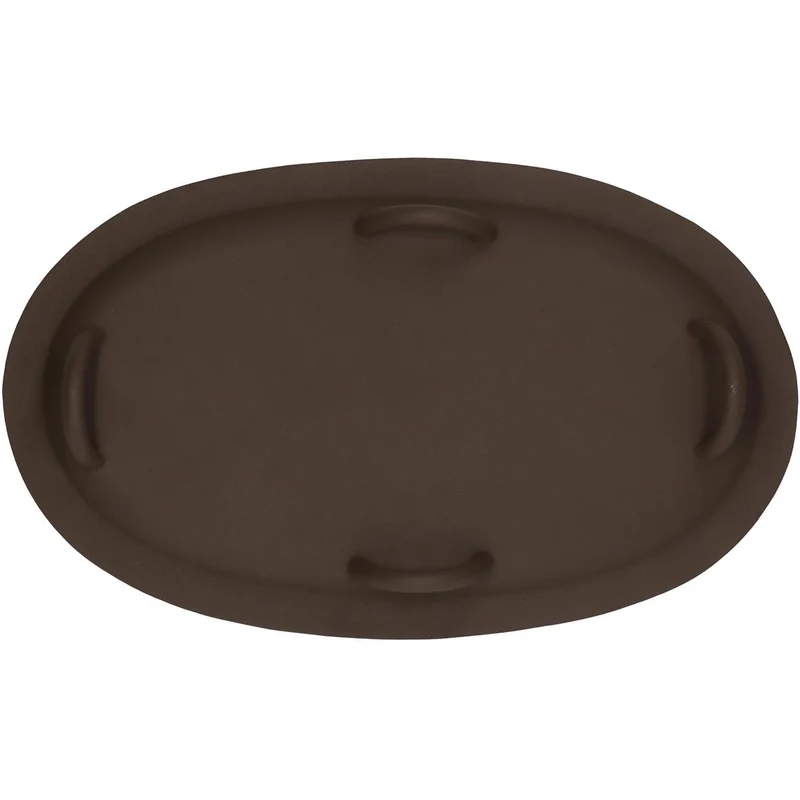 Metallplatte Braun 38x23x4cm