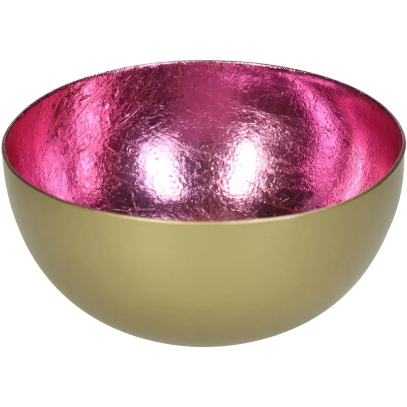 Kerzenständer Metall Rosa 8x8x4cm