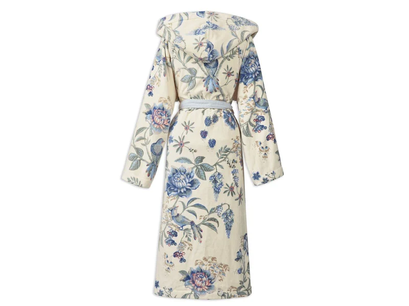 PIP STUDIO Secret Garden Bademantel white blue XXL (1Stück)