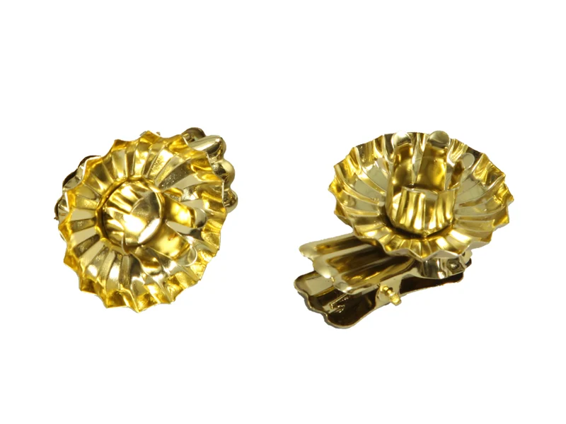 pb. 10 Baumkerzenhalter/Clip gold 40 mm