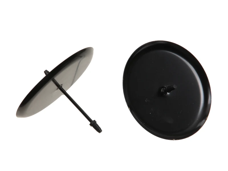 pb. 4 Kerzenhalter/Pick schwarz 60 mm