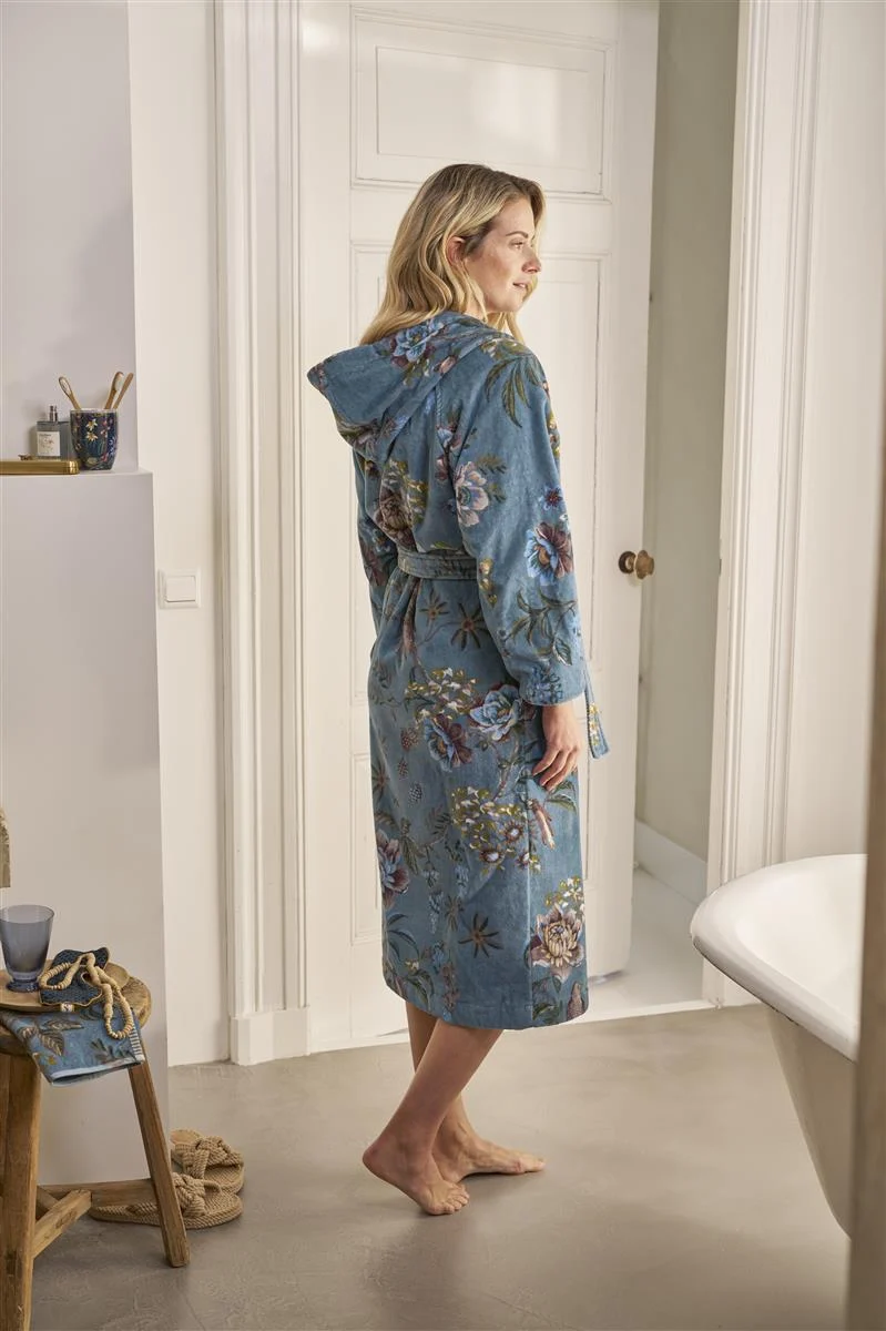PIP STUDIO Secret Garden Bademantel blau XXL (1Stück)