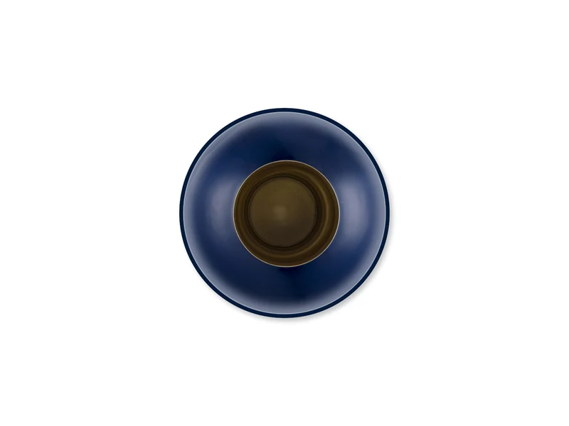 PIP STUDIO Vase Metall groß Royal blue 31,5x42cm