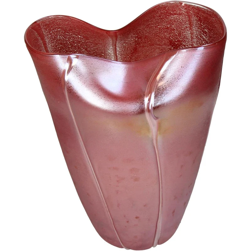 Vase Glas Rot 24,5x21x29cm