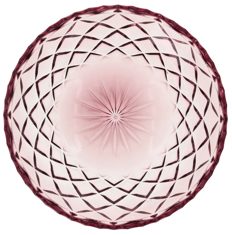 Lyngby Sorrento Teller Glas pink 16 cm Set4