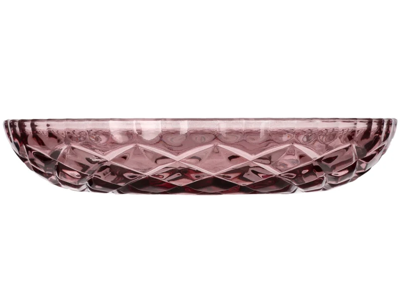 Lyngby Sorrento Teller Glas pink 16 cm Set4