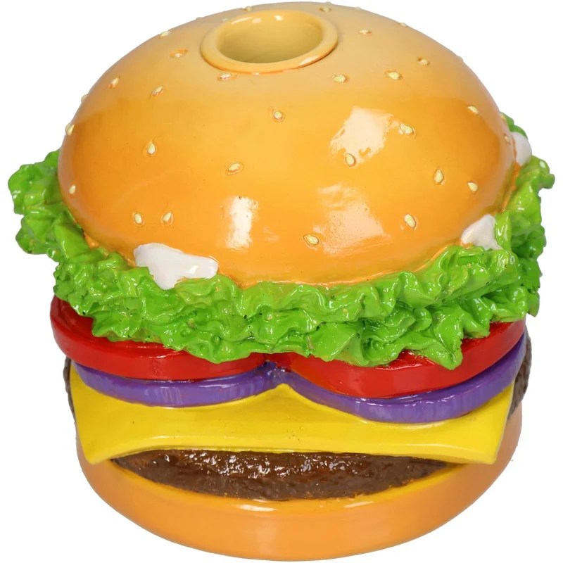 Kerzenständer Hamburger Polyresin Mehrfarbig 12x12x10cm