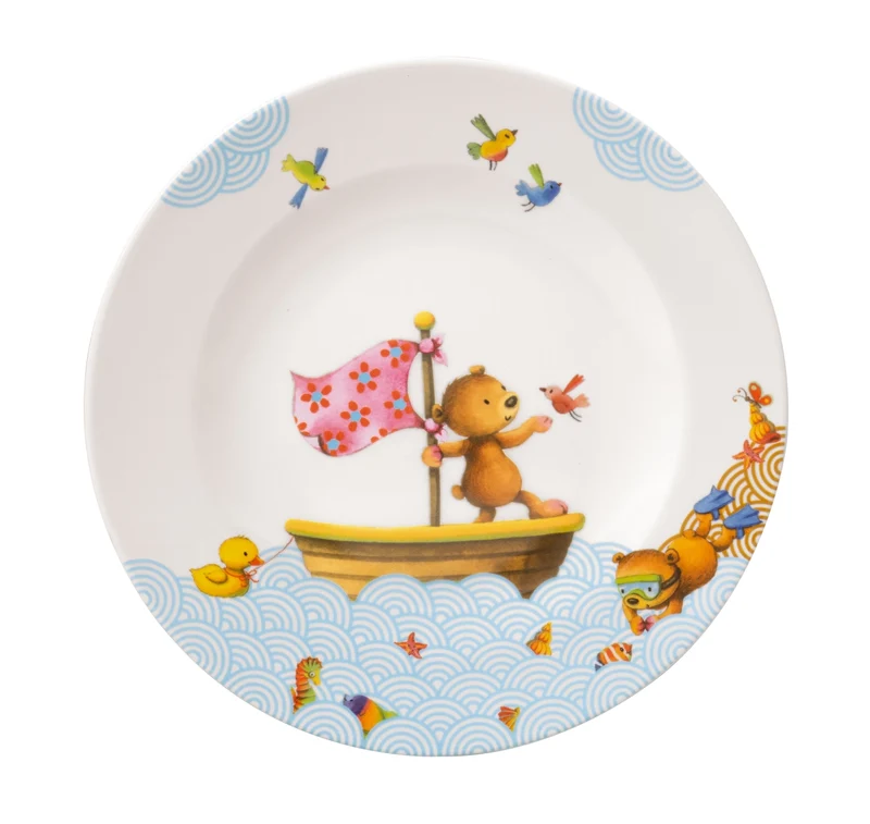 Villeroy & Boch Happy as a Bear Kinderteller flach 21,5 cm