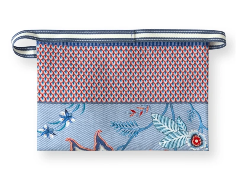 PIP STUDIO Flower Festival Schürze Blue 85 x 88 cm